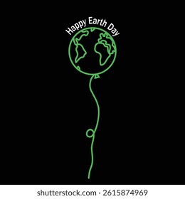Happy Earth Day, Vector Illustration Art