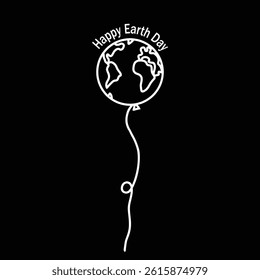 Happy Earth Day, Vector Illustration Art