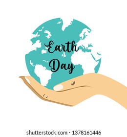 Happy Earth Day Vector Template Design Illustration