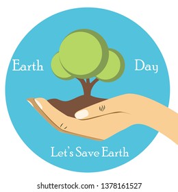 Happy Earth Day Vector Template Design Illustration