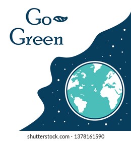 Happy Earth Day Vector Template Design Illustration