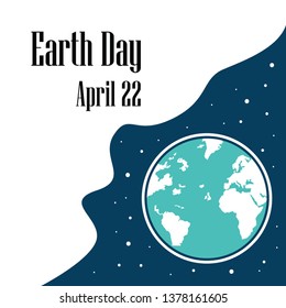 Happy Earth Day Vector Template Design Illustration