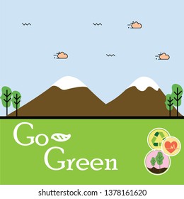 Happy Earth Day Vector Template Design Illustration