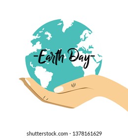 Happy Earth Day Vector Template Design Illustration
