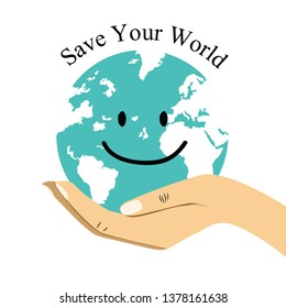 Happy Earth Day Vector Template Design Illustration