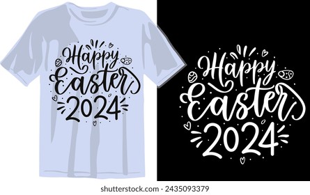 Feliz Pascua 2024, Pascua, bunny bundle, conejito de Pascua feliz, camiseta de Pascua, cara de conejito, T-SHIRT PNG, vector, huevo para niños, Cricut de archivo de corte, ilustración vectorial imprimible