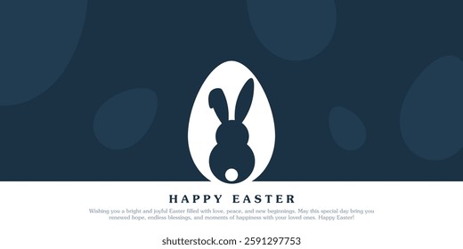 Happy Easter abstract background, Easter card, banner design. Vector illustration