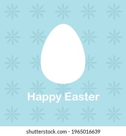 Happy Easter abstract banner. Geometrical background