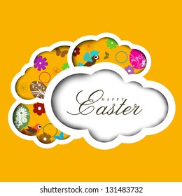 Happy Easter Background.