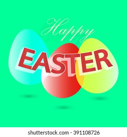 Happy Easter background for celebration, card design, Holidays Vector EPS10