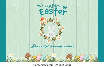 Happy Easter  Background  Design Template
