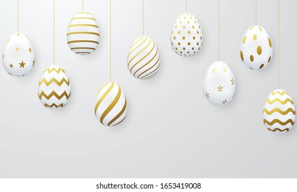 Happy easter background design Vector illustration greeting card advertisement promotion poster leaflet web banner article