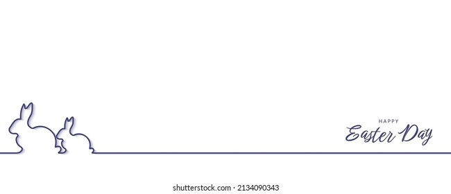 Fröhlicher Osterhintergrund mit Kaninchengrafik