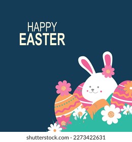 Happy Easter background. Religious. Vector illustration background. 