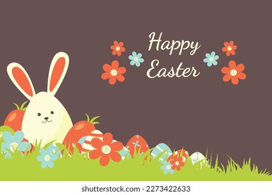 Happy Easter background. Religious. Vector illustration background. 