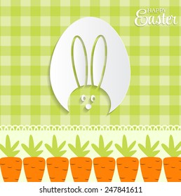 Happy Easter Background Vector Illustration 