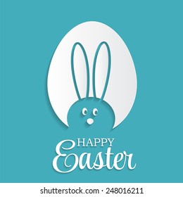 Happy Easter Background Vector Illustration 