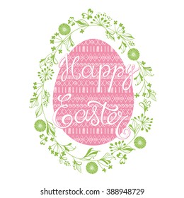 Happy Easter background. Vector illustration, element for design.