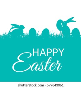 Happy Easter Background Vector Illustration EPS10