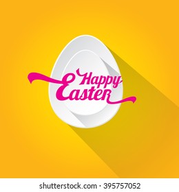Happy Easter Background. vector easter spring background