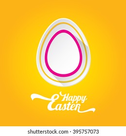 Happy Easter Background. vector easter spring background