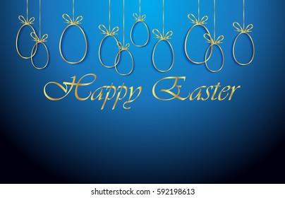 Happy Easter background for your invitations, festive posters, greetings cards.