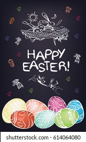 Happy easter banner