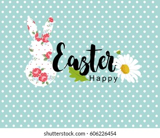 Happy easter banner background