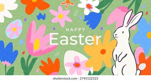 Happy Easter banner 