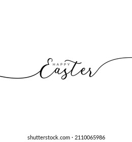 Frohe Ostern! Banner mit Schrift