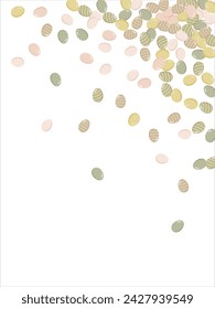 Happy Easter Banner. Pattern of eggs, flowers and twigs. For card, banner, poster, flyer, and web. Spring Festival. Vector illustration
