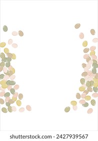 Happy Easter Banner. Pattern of eggs, flowers and twigs. For card, banner, poster, flyer, and web. Spring Festival. Vector illustration