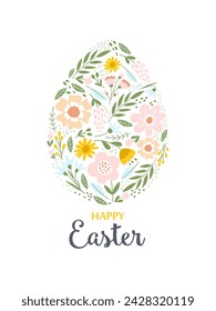 Happy Easter banner, poster, greeting card. Vector illustrations