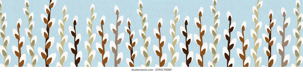 Happy Easter banner, poster, greeting card. Easter minimalist design with typography, flowers in pastel colors. Happy Easter! Modern art minimalist style. 