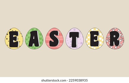 Happy Easter banner Sublimation SVG Design