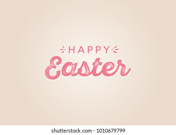 Happy Easter Banner, Trendy Easter Design, Easter Sunday Background, Easter Banner, Holiday Vector Illustration Background