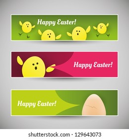 Happy Easter Banners