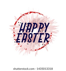 happy easter, beautiful greeting card background or banner with flower theme. design illustration