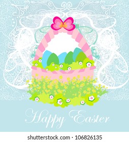 happy easter border.