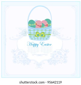 happy easter border.