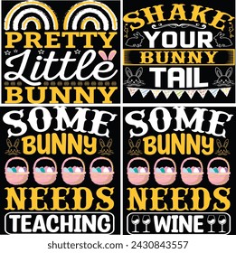 Happy Easter Bundle design, Christian Easter bunny Bundle, Retro Easter Cut Files Cricut, Good for Happy Easter tshirt design