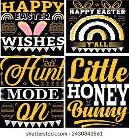 Happy Easter Bundle design, Christian Easter bunny Bundle, Retro Easter Cut Files Cricut, Good for Happy Easter tshirt design