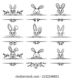Happy Easter Bunny Bundle EPS