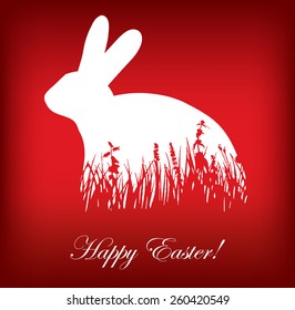 Happy Easter bunny card