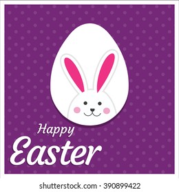 Happy easter Bunny Card