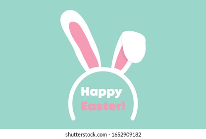 
Happy Easter Bunny Ears greeting card