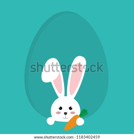 Download Happy Easter Bunny Egg Icon Vector Stock Vector (Royalty ...