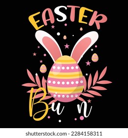 Happy Easter bunny T Shirt design