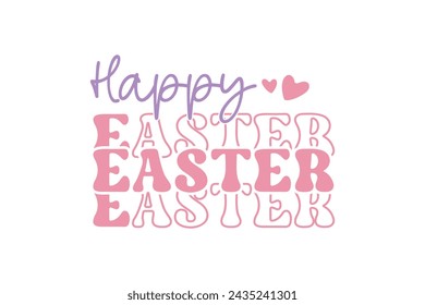 Happy Easter Bunny T shirt design