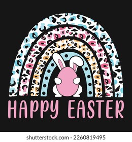 Happy Easter Bunny T-Shirt Design